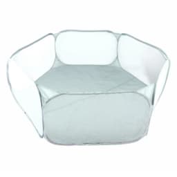 Transparent Portable Pet Cage Tent Dog Cat Playpen Open Folding Yard Fence for Hamster Rabbit Guinea Pig Small Pet Cage
