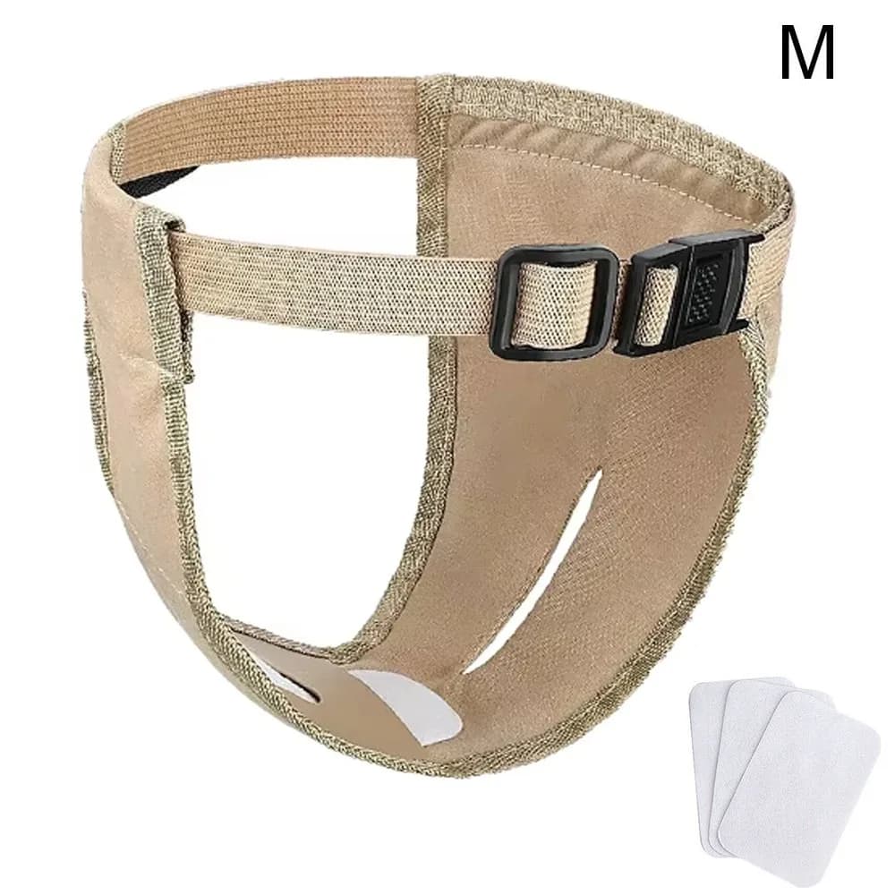 With 3 Cotton Pads Female Dog Panties Easy To Wear Washable Dog Physiological Nappies Breathable Adjustable