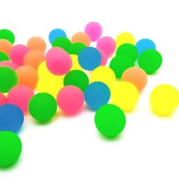 12-24PCS/Pack Assorted Solid Color Bouncing Ball Elasticity Chasing Game Prop Suitable for Cat Dog Indoor Outdoor Pet Favors ZYF