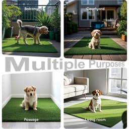 Reusable Dog Toilet Dog Lawn Carpet: Artificial Grass Rug for Dog, Dog Toilet, Training Mat, Dog Toilet for Balcony Patio Garden