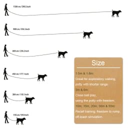 Long Dog Leash For Small Large Dogs Cats Strong Nylon Puppy Training Traction Rope Portable Pet Lead Golden Retriever Supplies