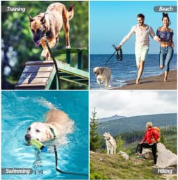 Long Dog Leash For Small Large Dogs Cats Strong Nylon Puppy Training Traction Rope Portable Pet Lead Golden Retriever Supplies