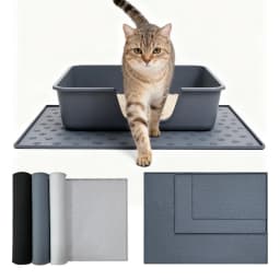 Pet Supplies Silicone Pet Mat Floor Mat Non-slip Waterproof Cat and Dog Feeding Mat Placement Mat Splash-proof Cat Litter Mat
