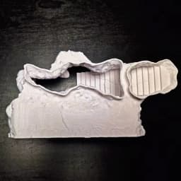 3D Printing Fish Tank Cave Simulated Viewing Ports Aquarium Cave Tunnel Natural Landscapes Plastic Fish Hiding Shelter Amphibian