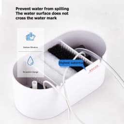 Mini Desktop Aquarium Fish Tank with Biochemical Filtration System and LED No-Change Water Integrated Ecological Water Cycle Hom
