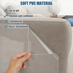 Generic Cat Scratch Furniture Protector Thick Vinyl Couch Protector Clear Self-Adhesive Cat Tape for Furniture Sofa Door Walls