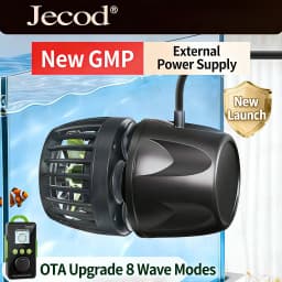 Jebao Jecod GMP Series Cordless Aquarium Vario Wavemaker Pump WIFI/BT APP Controlled for Marine Coral Reef Fish Tank