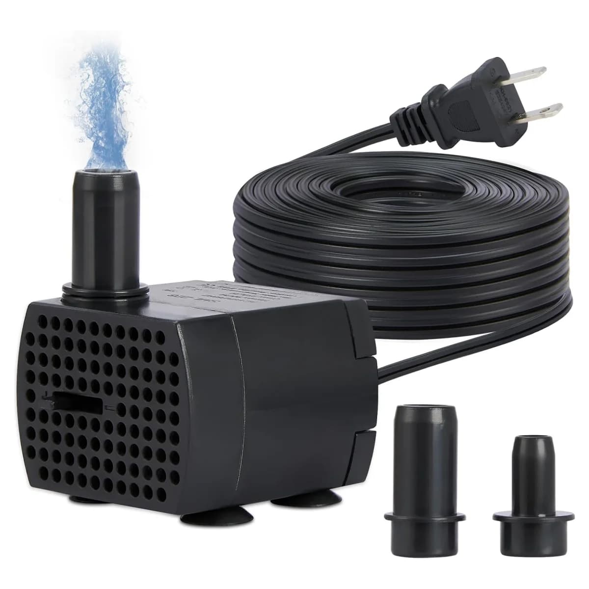 80GPH 300L/H Submersible Water Pump 5W Ultra Quiet Adjustable Flow IPX8 for Aquarium Fish Tank Pond