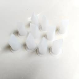 10 pieces 30 x 17 x 43mm Silicone Duckbill Valve One-way Check Valve for Liquid and Gas Backflow Prevent