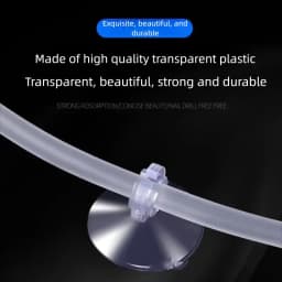 10/20PCS Suction Cups for Aquarium Rubber Aquarium Fish Tank Suction Cup Holders for Air Hose Tube Oxygen Pump Strong Sucker