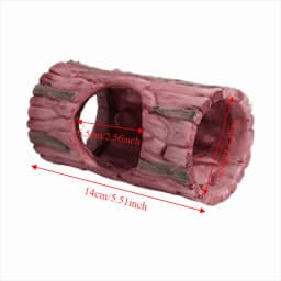 Resin Ornament Reptile Hideout Cave Tree Hollow Climbing Space Hollow Tree Trunk Decor Strong Suction Cup Comfortable