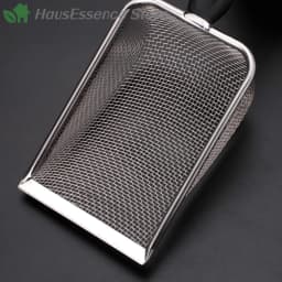 ※Pet Washing Equipment Stainless Steel Feces Shovel Net Cat Litter Shovel Reptiles Reptile Sand Shovel Mesh Screen Fecal