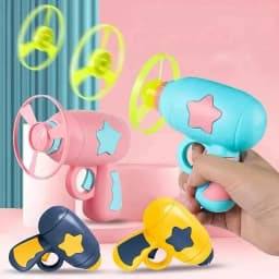 Mini Flying Disc Gun Cat Toy Interactive Launch Plaything Kitten Chasing Training Fun Pet Accessories Daily Entertainment
