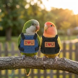 Comfortable Parrot Flying Harness Adjustable Safety Bird Vest Training Rope for Outdoor Walking Adventure