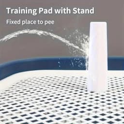Dog Potty Training Tray Pee Pad Holder with Removable Grid Reusable Puppy Toilet for Indoor Dogs 1-3pc