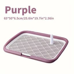 Dog Potty Training Tray Pee Pad Holder with Removable Grid Reusable Puppy Toilet for Indoor Dogs 1-3pc