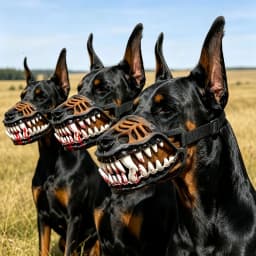 Soft Silicone Dog Mouth Cover, Can Open and Close Mouth and Nose Mask, Suitable for Medium and Large Dogs, Halloween Dog Mask