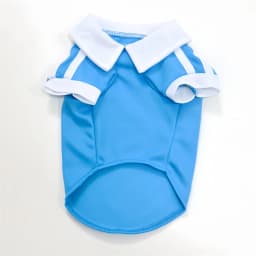 Summer Pet Sport Polo T-Shirt Soft Breathable Stripe Sleeve Clothes for Cats Small Dogs Kitten Puppy