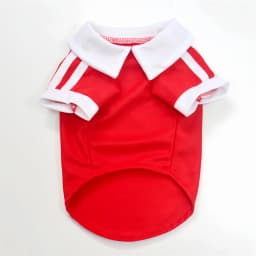 Summer Pet Sport Polo T-Shirt Soft Breathable Stripe Sleeve Clothes for Cats Small Dogs Kitten Puppy