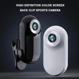 360°Rotation Pet Camera 120° Wide Angle Mini Body Camera Portable Pocket Collar Cam Outdoor Video Recorder For Dogs Cats