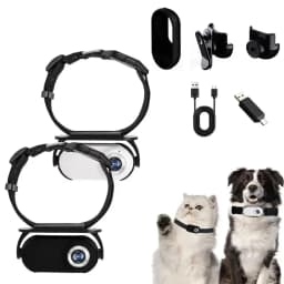 360°Rotation Pet Camera 120° Wide Angle Mini Body Camera Portable Pocket Collar Cam Outdoor Video Recorder For Dogs Cats