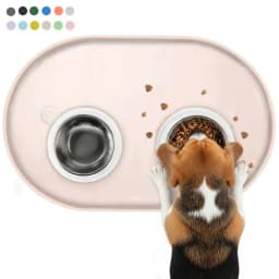 High Quality Silicone Pet Food Mat Waterproof Raised Edges Dog Food Mat BPA-Free Easy Clean Cat Feeding Mat Pet Supplies