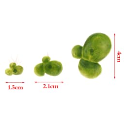 Aquarium Fish Tank Garden Water Decor 18pcs/Set Artificial Floating Duckweed with Roots