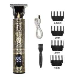 NewProfessional Hair Trimmer Digital USB Rechargeable Hair Clipper for Men Haircut Hair Cutter Barber Machine Men Trimmer Shaver