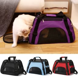 Pet Travel Bag Airline Approved Luggage Bag Pet Travel Carry Bag Suitable for Small Dogs Cats and Puppies Small Animals