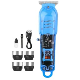 2026 New Transparent Body Electric Hair Clipper Professional Trimmer USB Rechargeable Hair Cutting Machine For Men