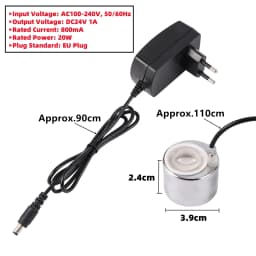 Fish Tank Fish Pond Landscaping Ultrasonic Nebulizer Small Water Rockery Bonsai Atomizer Humidifier & EU Plug Power Adapter 1set