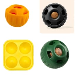 Chew Proof Interactive Dog Toys Silicone Pupsicle Mold Enrichment Frozen Treat Maker Summer Cooling Boredom Solver Large Breed