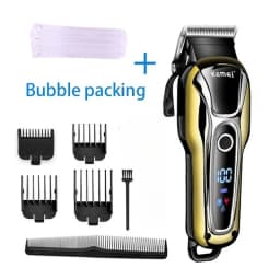 Kemei 100-240v KM-1990 Rechargeable Animal Hair Clipper Professional Dog Hair Trimmer For Cat Hair Remover Pet Grooming Set