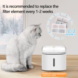 Cat Water Dispenser Filter Cartridge Pet Replacement Activated Carbon Filter Pet Care Accessory Multiple Filtration System