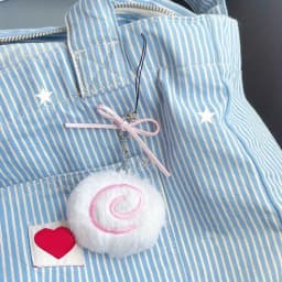 Soft Plush Keychain Set - Cute Fish Keyring & Bag Charm for Women, Handmade Key Chain Accessories for Purse/Backpack/Tote