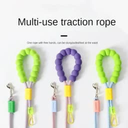 Cross Body Wearable Dog Leash Cloud Foam Cotton Handle P Leash For Dog Walking Outdoors