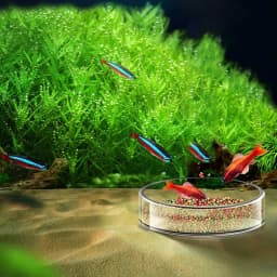 Shrimp Feeding Dish High Transparent Glass Feeding Dish Fish for Tank Clear Feeder Bowl Aquarium Fish Tank Reptiles Feeder