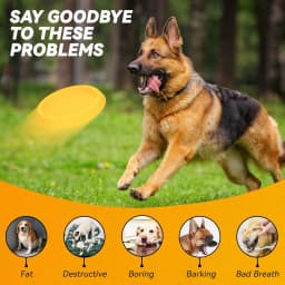 Dog Discs Toy Durable Flying Discs for Throwing Catching Durable for Aggressive Chewers Water Floating Dog Toys Training