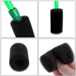 10pcs Aquarium Fish Tank Foam Cartridge Replacement Filters Sponge Biochemical Filter Sponge Cylinder Prefilter Filter Cotton