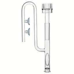 Glass Lily Pipe Inflow with Surface Skimmer for Aquarium Planted Tank (13mm for 12/16mm 1/2'' i.d. 17mm for 16/22mm 5/8'' i.d.