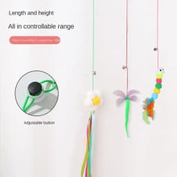 Cat Elastic Rope Hanging Door Teaser Cat Stick Pet Swing Cat Toy Hanging Cat Toy