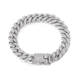 Pet Dog Cat Chain Collar Jewelry Metal Material with Diamond 12.5mm Width Collar Pitbull Personalised Dogs Collars Accessories