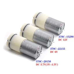 1PC 3.7V/ 6V/ 12V Small 370 Motor Diaphragm Air Pump Vacuum Negative Pressure Suction Pump for Breast Pump Inflator Aquarium