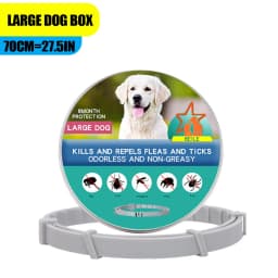 Dog Anti Flea And Tick Collars Pet 8 Month Protection Adjustable Collar For Large Dog Puppy Cat Leashes Dogs Accessories