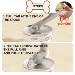 New Cet Canned Sealed Lid for Cats Canned Cat Food Spoon Fashionable and Comfortable Pet Dog Canned Seal Fresh-Keeping Lid Spoon