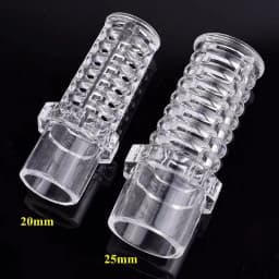 1/2/5Pcs Transparent Acrylic Pervious Flower Basket Mesh Cover 20/25mm Aquarium Fish Tank Water Inlet Fence Water Pump Filter
