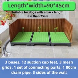 Flush Dog Toilet Direct Drainage System Dog Toilet Training Walls Pet Potty Indoor with Drain Pets Urinal Large Medium Supplies