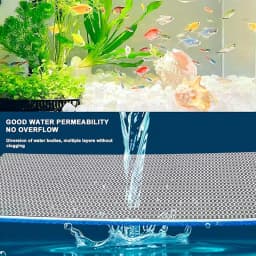 8D Aquarium Fish Tank Sponge Filter No Glue Foam Biochemical Cotton Aquarium Filtration Accessory for Tank Pond Foam Filter Pad