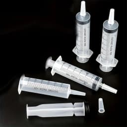 60ml Plastic Syringe with Tube Measuring Barrel, Liquid Syringe with Cap for Liquid Oil Absorption, Pet Feeding Syringe