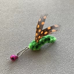 3pcs Cute Simulation Insect Cat Teaser Stick for Change Heads Cat Toys Feather Pet Toy Supplies